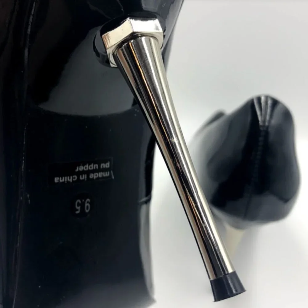 Highest Heel Collection Women's Black Patent Pump